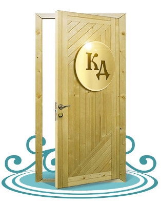 Двери с отделкой вагонкой Двери вагонка